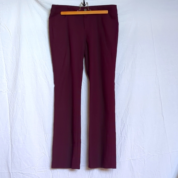 Mexx pants Metropolitan Bootcut viscose Wine purple sz 8 - Picture 10 of 10